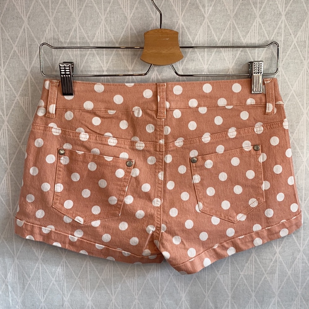 2/$30 Peach Polka Dot Shorts - Picture 4 of 5